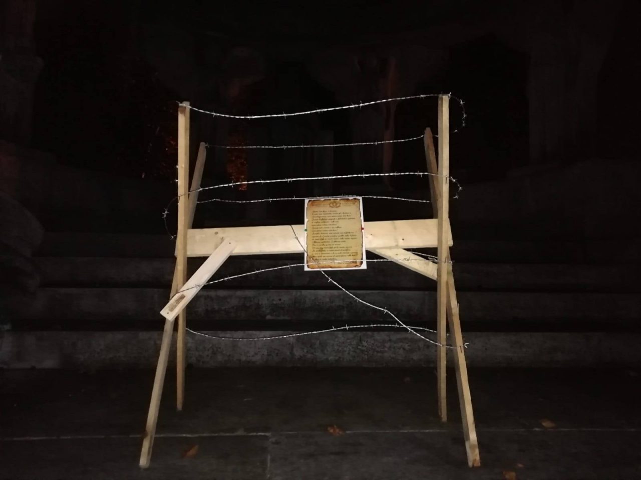 Trincee contro il lockdown, azione di CasaPound per il 4 novembre