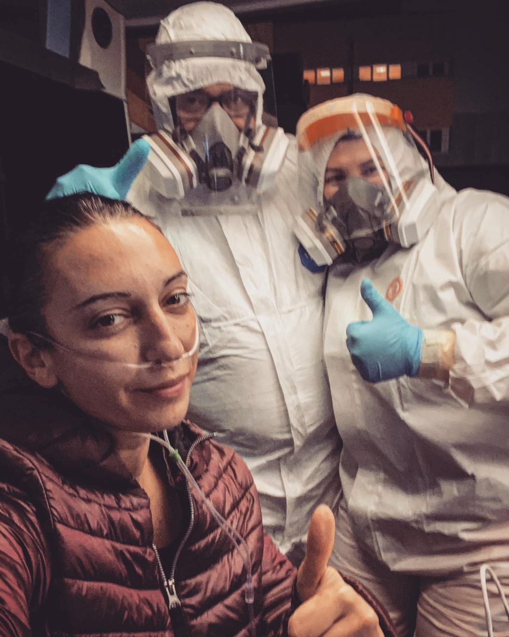Clotilde trasferita alla clinica Salus: “Un grazie di cuore ai medici, agli infermieri… e anche ai negazionisti”