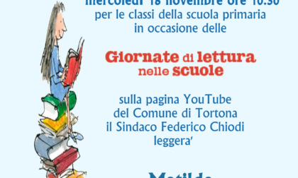 Tortona, "Libriamoci": Sindaco “ambasciatore della lettura” per le scuole primarie in diretta su Youtube