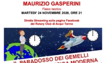 "Il paradosso dei gemelli": incontro streaming del Rotary Club Acqui