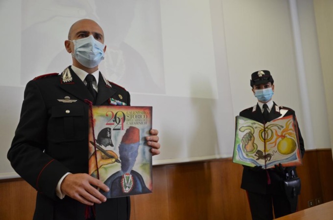 Torino, Carabinieri presentano il Calendario Storico 2021