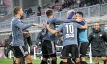 Alessandria-Piacenza: bis di Arrighini, vittoria dei grigi