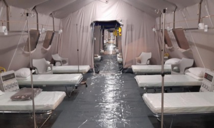 Covid: pronta l’area sanitaria di Torino Esposizioni