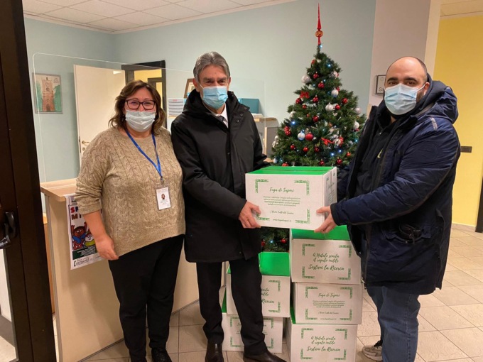Cisa Tortona ringrazia Ises di Alessandria per i pacchi natalizi ricevuti in dono