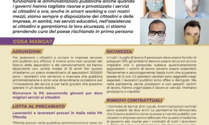 Il 9 dicembre sciopero nazionale e unitario del settore pubblico