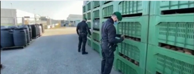 Torino: sequestrate 150 tonnellate di prodotti alimentari