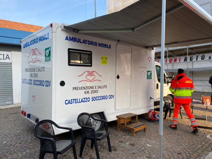 Castellazzo Soccorso: tamponi rapidi e test sierologici il 22 dicembre