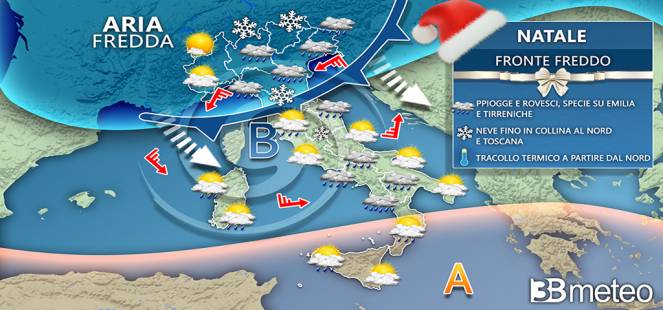 Meteo Alessandria: Natale e Santo Stefano tra sole e nuvole. Da domenica torna la neve