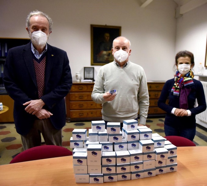 Rotary Acqui Terme: donati 100 saturimetri per le Usca