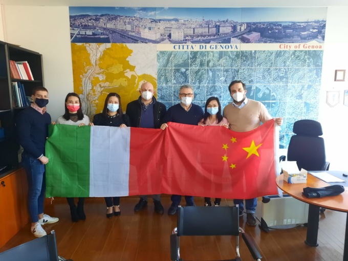 Genova: 3000 tamponi sierologici donati dalla Cina
