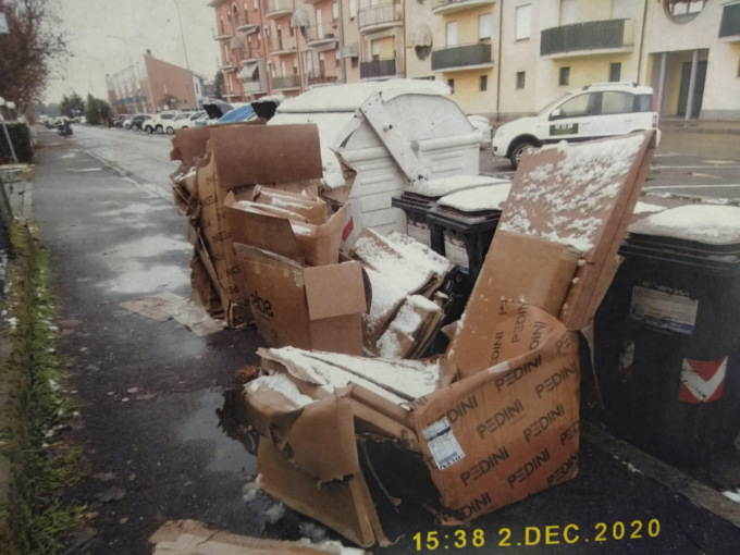 Alessandria: rifiuti abbandonati al Cristo, sanzionati i responsabili