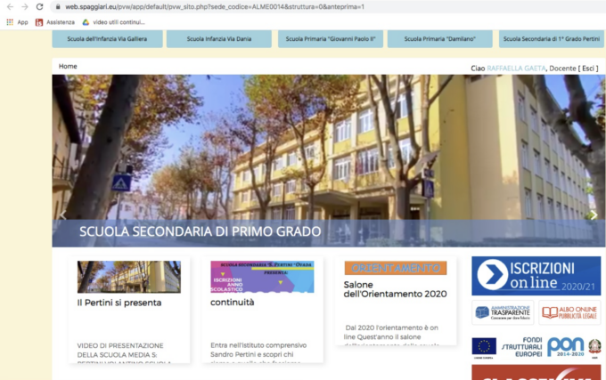 Le scuole ovadesi si presentano online
