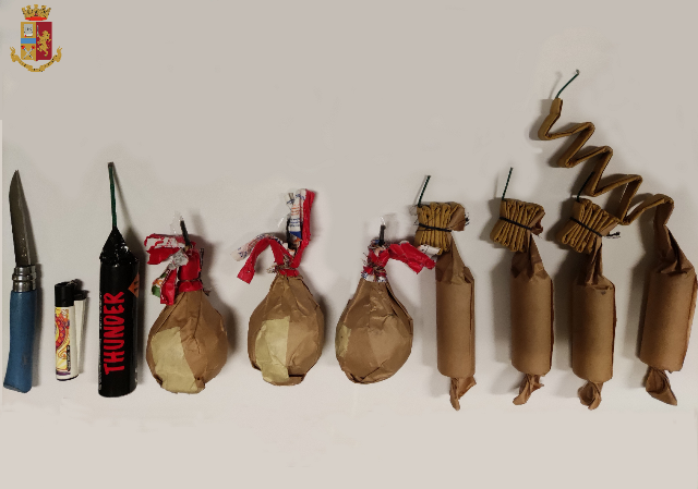 Torino: deteneva bombe carte, arrestato 37enne