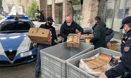 Torino: abbigliamento contraffatto consegnato al Sermig