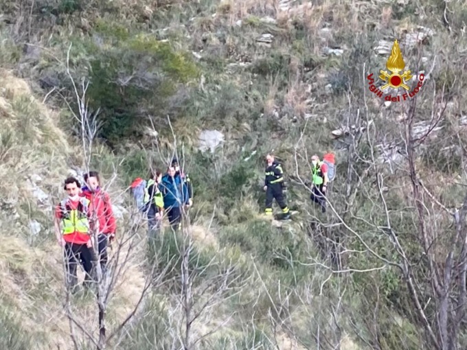 Bogliasco, Vigili del Fuoco soccorrono due ragazze disperse