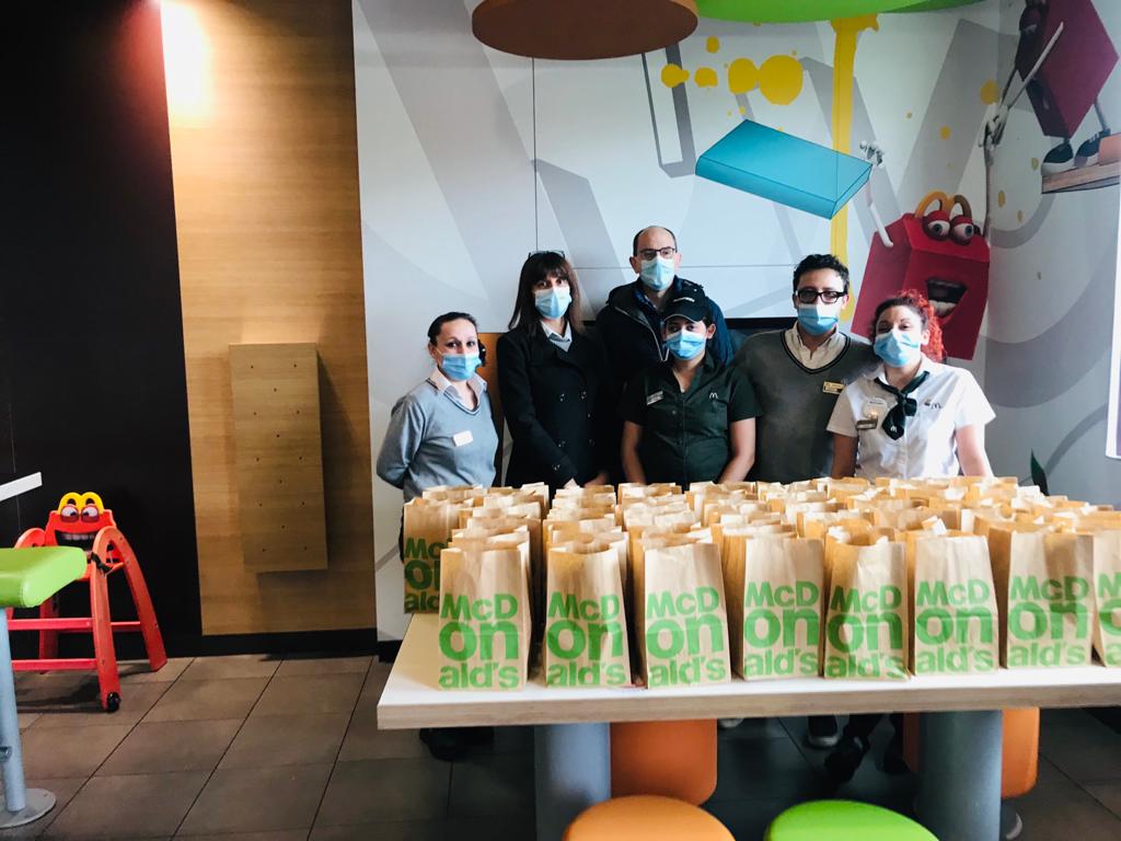 Serravalle, McDonalds donerà 50 pasti caldi a settimana fino a fine marzo