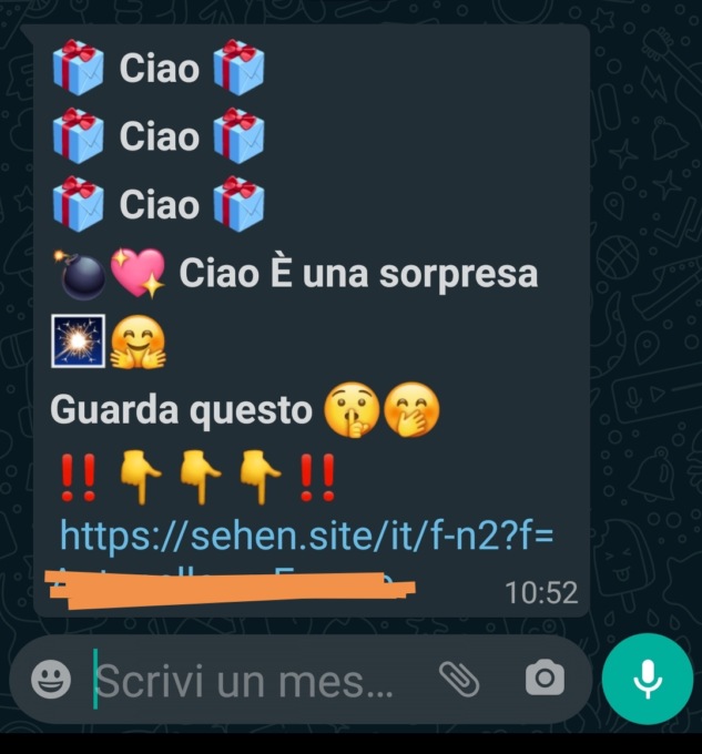 Auguri 2021, attenzione ai link Sehen.site su WhatsApp