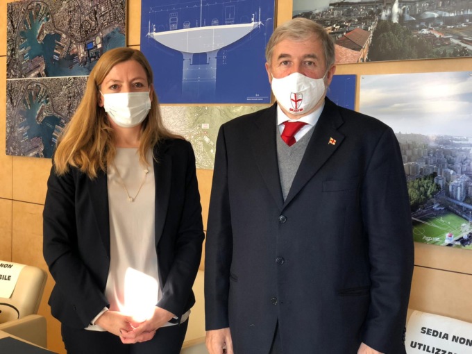 Genova, il Sindaco Bucci incontra il Console Generale della Federazione Russa a Palazzo Tursi