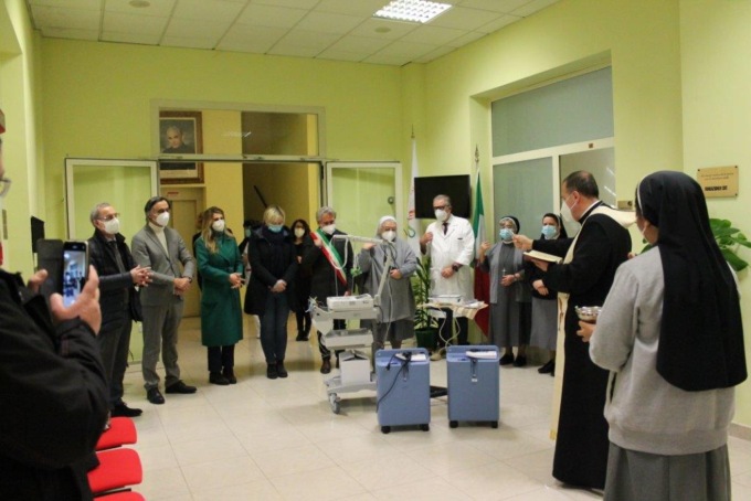 Concentratori di ossigeno donati da Italvalv al Cottolengo di Tortona