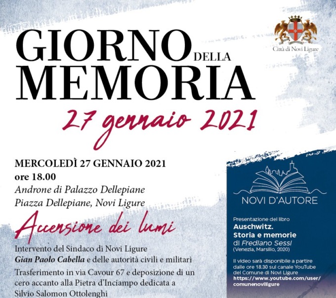 Novi Ligure, le iniziative per il Giorno della Memoria