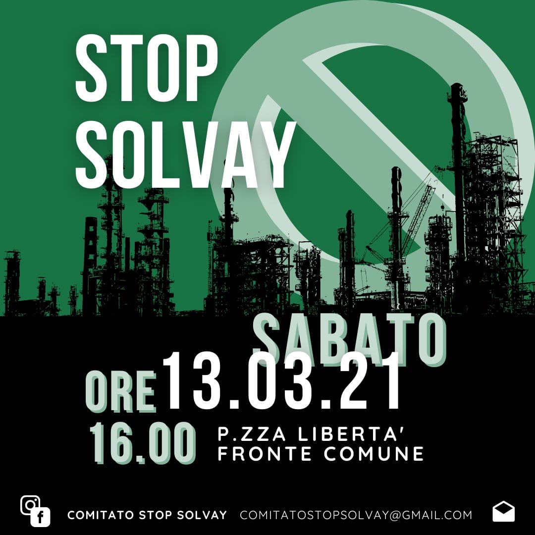 Comitato Stop Solvay: Protesta Davanti Al Comune Di Alessandria Il ...