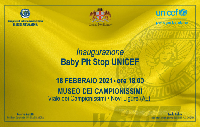 Novi Ligure, baby pit stop Unicef al Museo dei Campionissimi