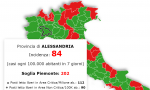 In Piemonte la situazione peggiora, ma Alessandria resta sotto la soglia critica