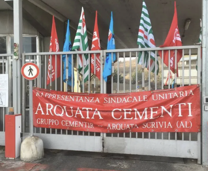 Lega: “Solidarietà ai lavoratori ex Cementir di Arquata Scrivia”