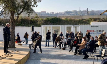 Genova, Ponte Morandi: presentato il progetto della Radura della Memoria, in ricordo delle vittime del crollo