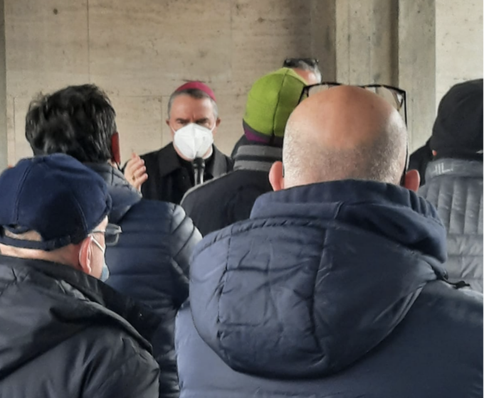 Cerutti: vescovo di Casale a pranzo con i dipendenti