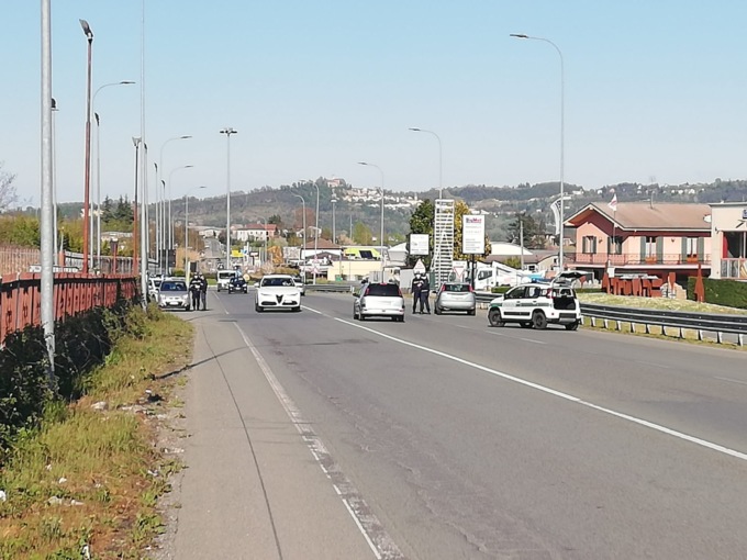 Posti di blocco della Polizia Municipale tra Acqui e Strevi su entrambi i sensi