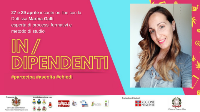 Alessandria, prosegue il progetto “In/dipendenti” con Marina Galli