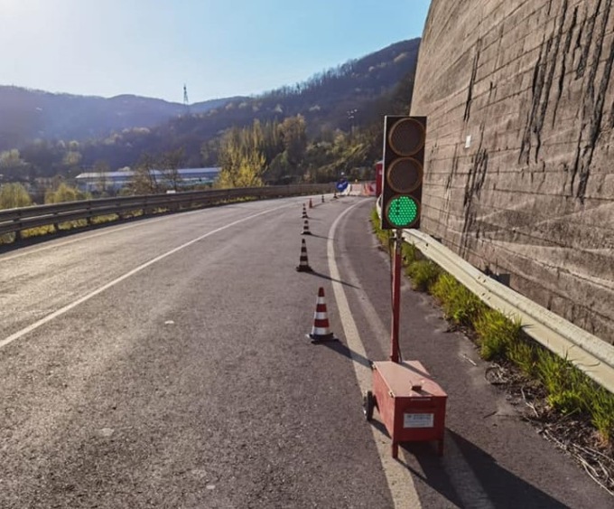 Riaperta SS35 dei Giovi a senso unico alternato