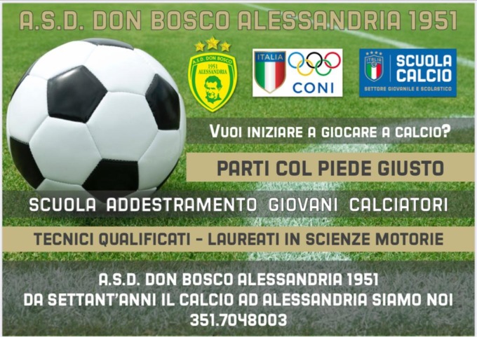 Alessandria, alla Don Bosco riprende l’attività del settore giovanile