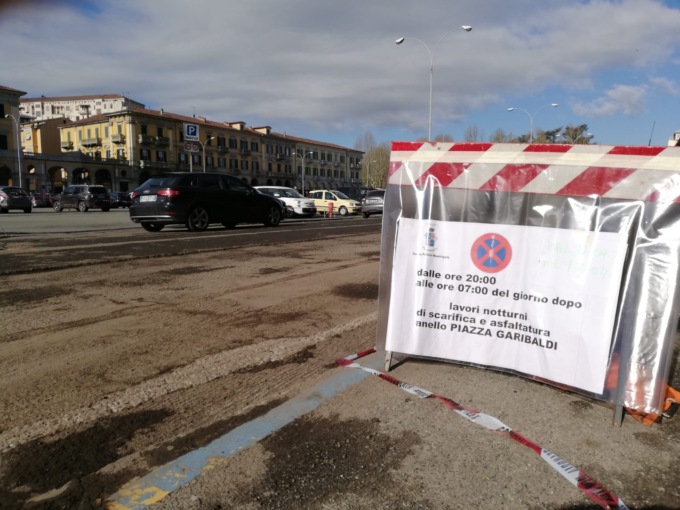 Alessandria: lavori in corso in piazza Garibaldi e piazza Turati