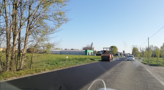 Alessandria: iniziati i lavori di asfaltatura in strada Casalcermelli