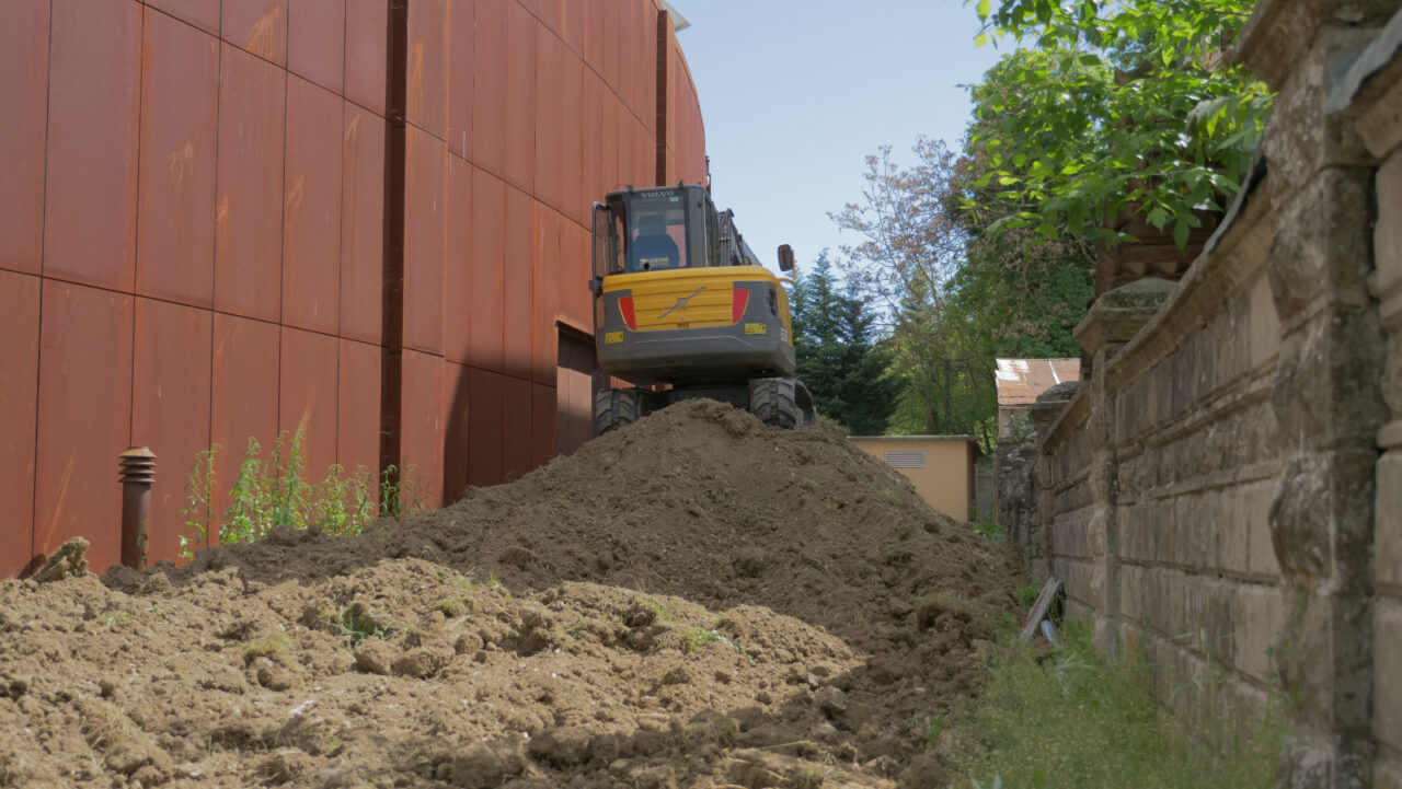 Iniziati i lavori del nuovo parcheggio al Centro Congressi di Acqui Terme