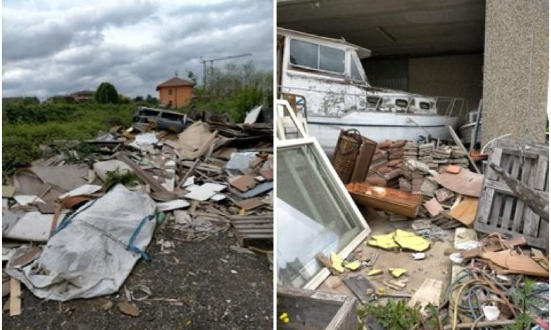 Discarica abusiva di rifiuti pericolosi rinvenuta in una falegnameria ad Acqui Terme