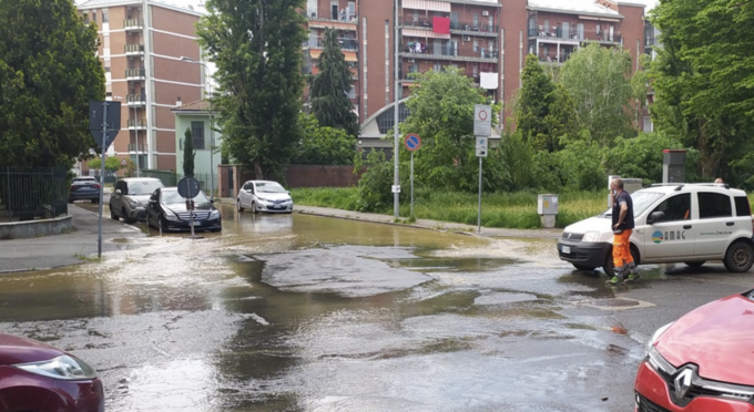 Alessandria: si rompe conduttura idrica in via De Gasperi, disagi nell’erogazione