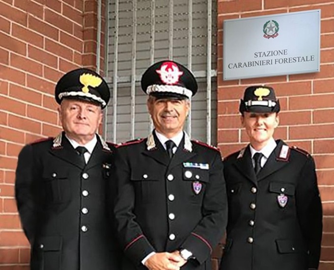 Il Maresciallo Nadia Brero della Forestale di Stazzano tra i Carabinieri premiati a Roma
