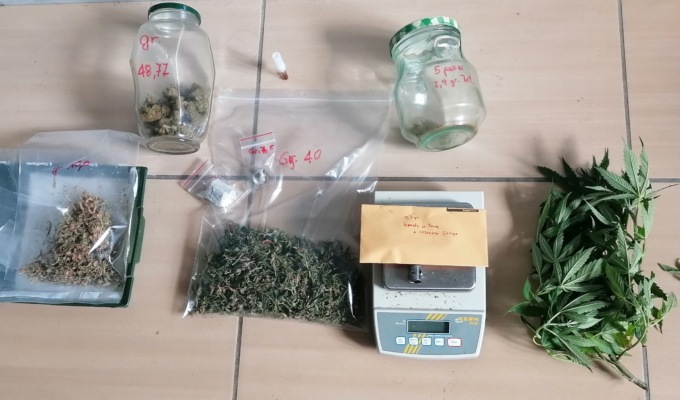 Tortona: droga e piante di cannabis in casa, arrestato 27enne