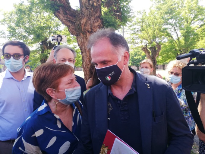 Il ministro Massimo Garavaglia in visita ad Alessandria