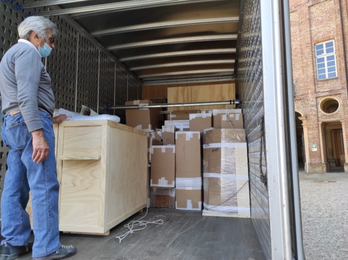 Collezione Bistolfi: è iniziato il trasporto delle opere a Casale Monferrato