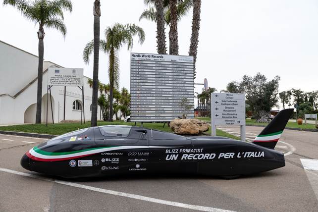 L’auto elettrica Blizz Primatist polverizza 7 record mondiali