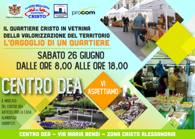 Alessandria: il quartiere Cristo in vetrina al centro Dea