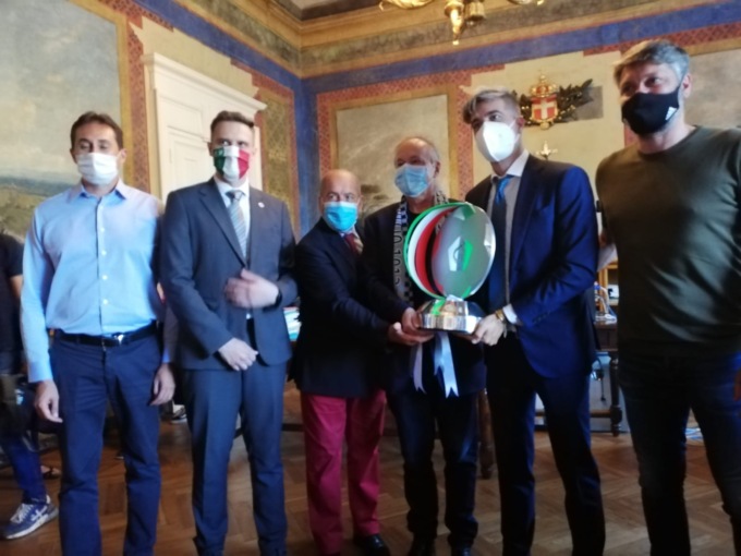 Alessandria Calcio: Luca Di Masi e Fabio Artico ricevuti in Comune