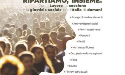 Anche Uil Alessandria presente alla manifestazione "Ripartiamo, insieme"