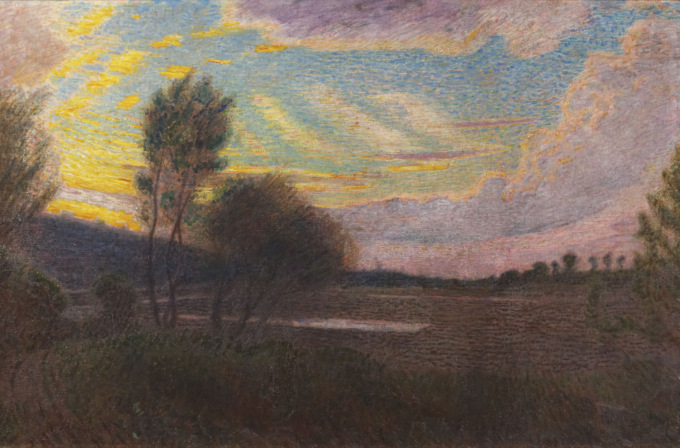 La Quadreria del Broletto accoglie “Le ciliegie” e “Nubi sul Curone” di Pellizza da Volpedo