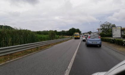 Incidente sulla SP30 tra Strevi e Acqui Terme