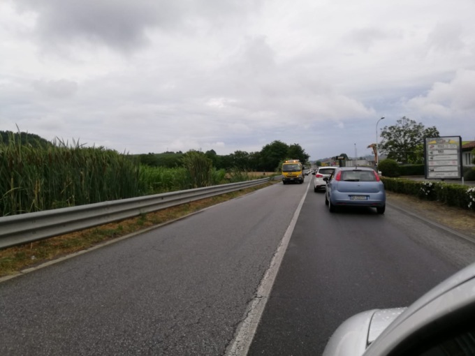 Incidente sulla SP30 tra Strevi e Acqui Terme